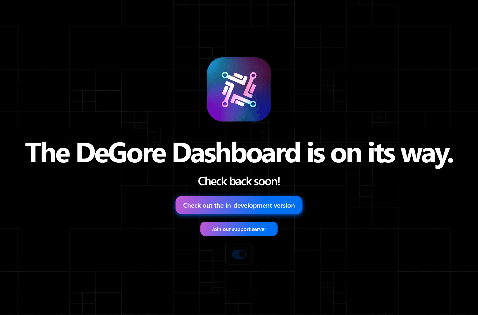 DeGore Dashboard