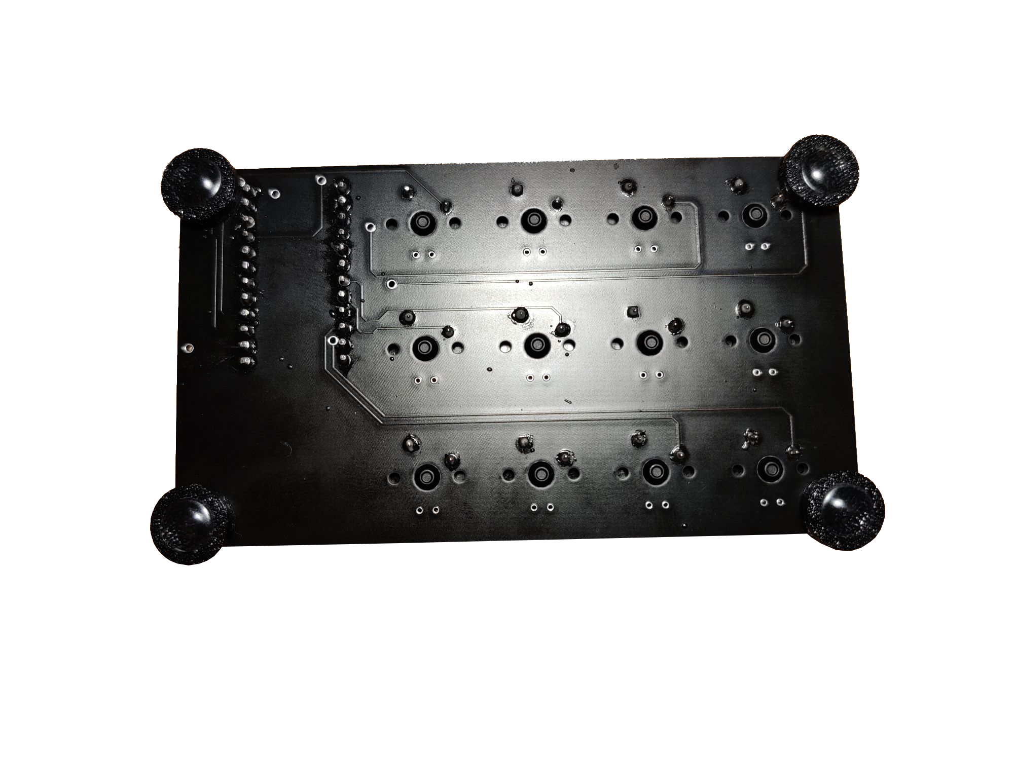 A transparent picture of the board - back side