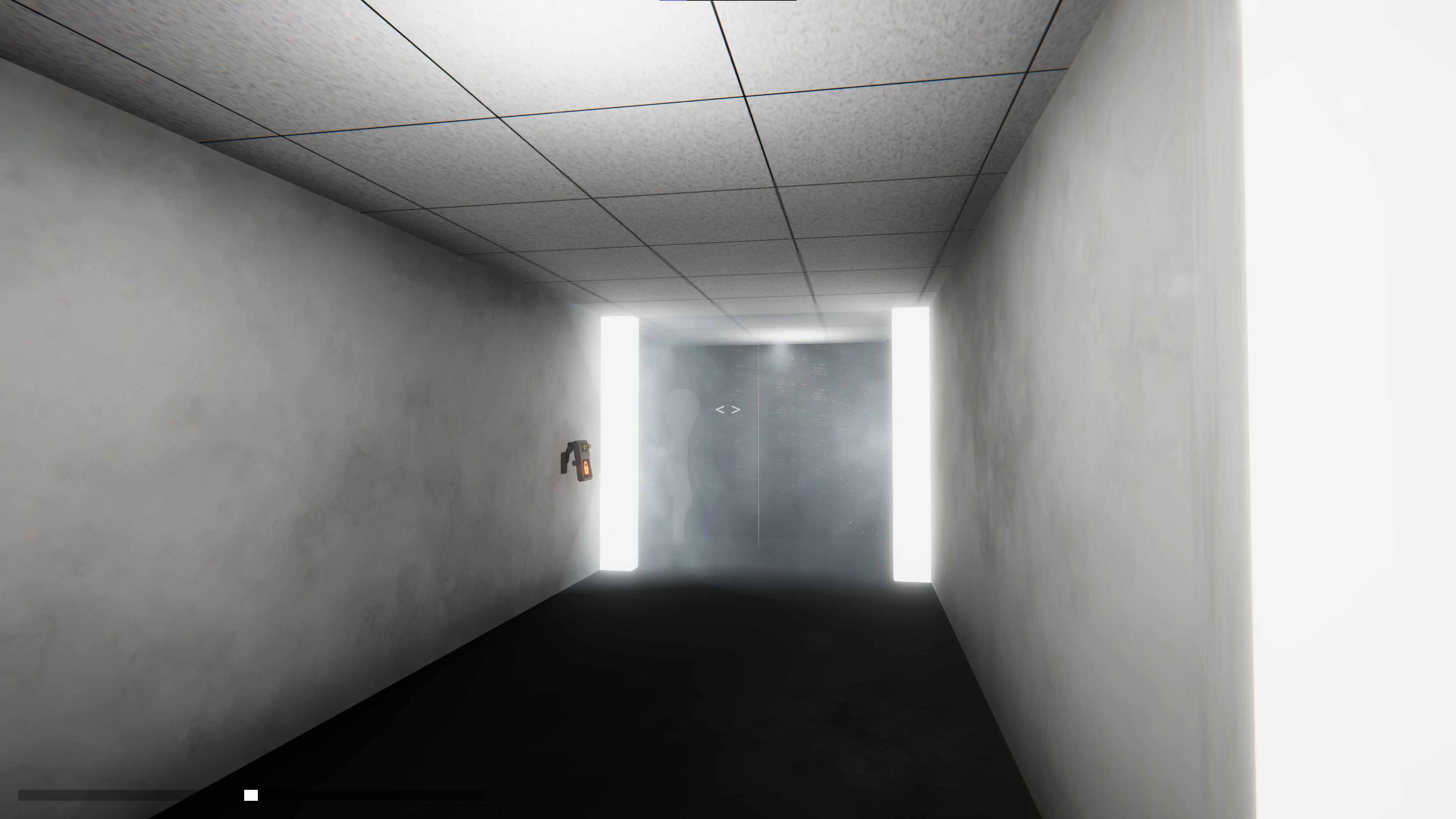 One of the in-game hallways